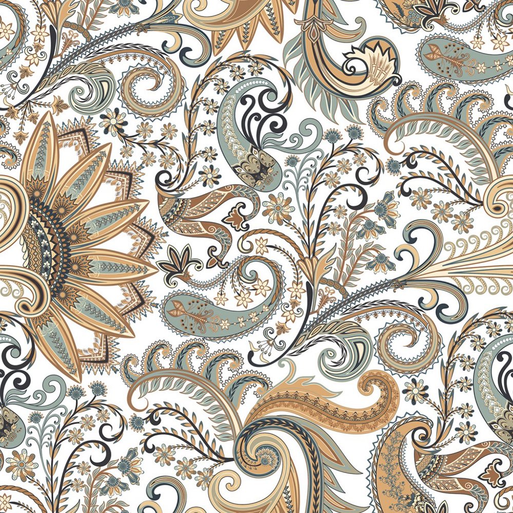 BODENFLIESE KEROS PAISLEY MYSORE 25X25
