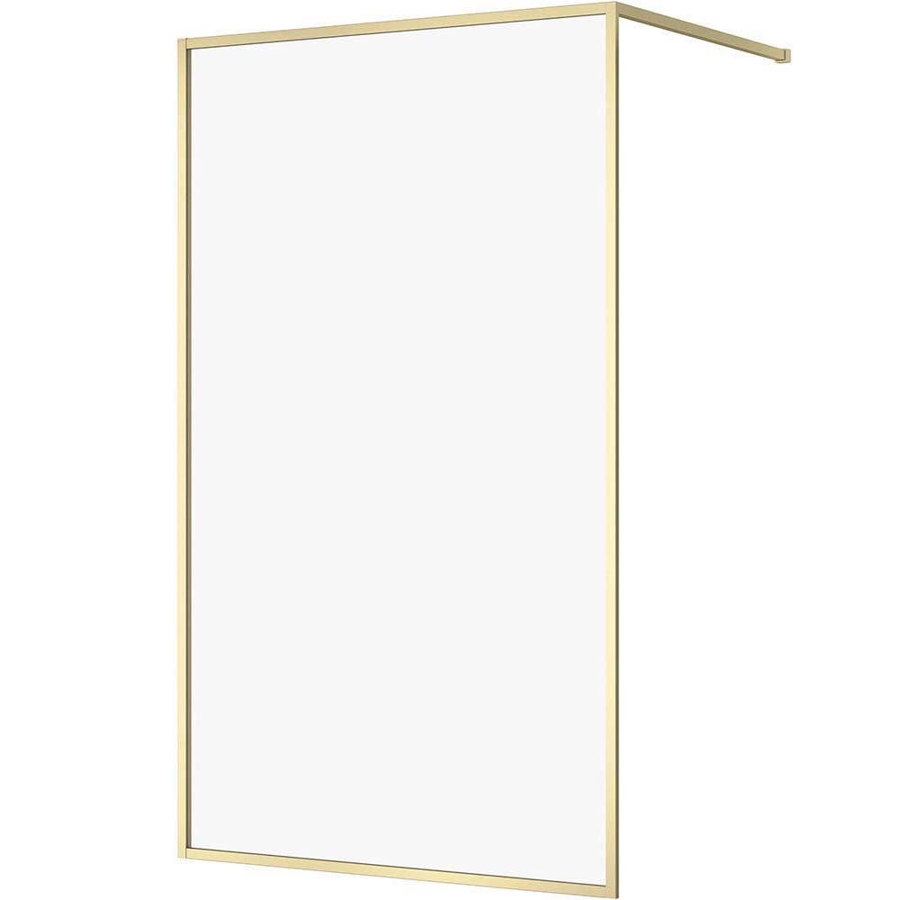 CERSANIT WALK-IN Duschkabine LARGA 120x200 gold matt, transparentes Glas S164-074 CERSANIT WALK-IN Duschkabine LARGA 120x200 gold matt, transparentes Glas S164-074