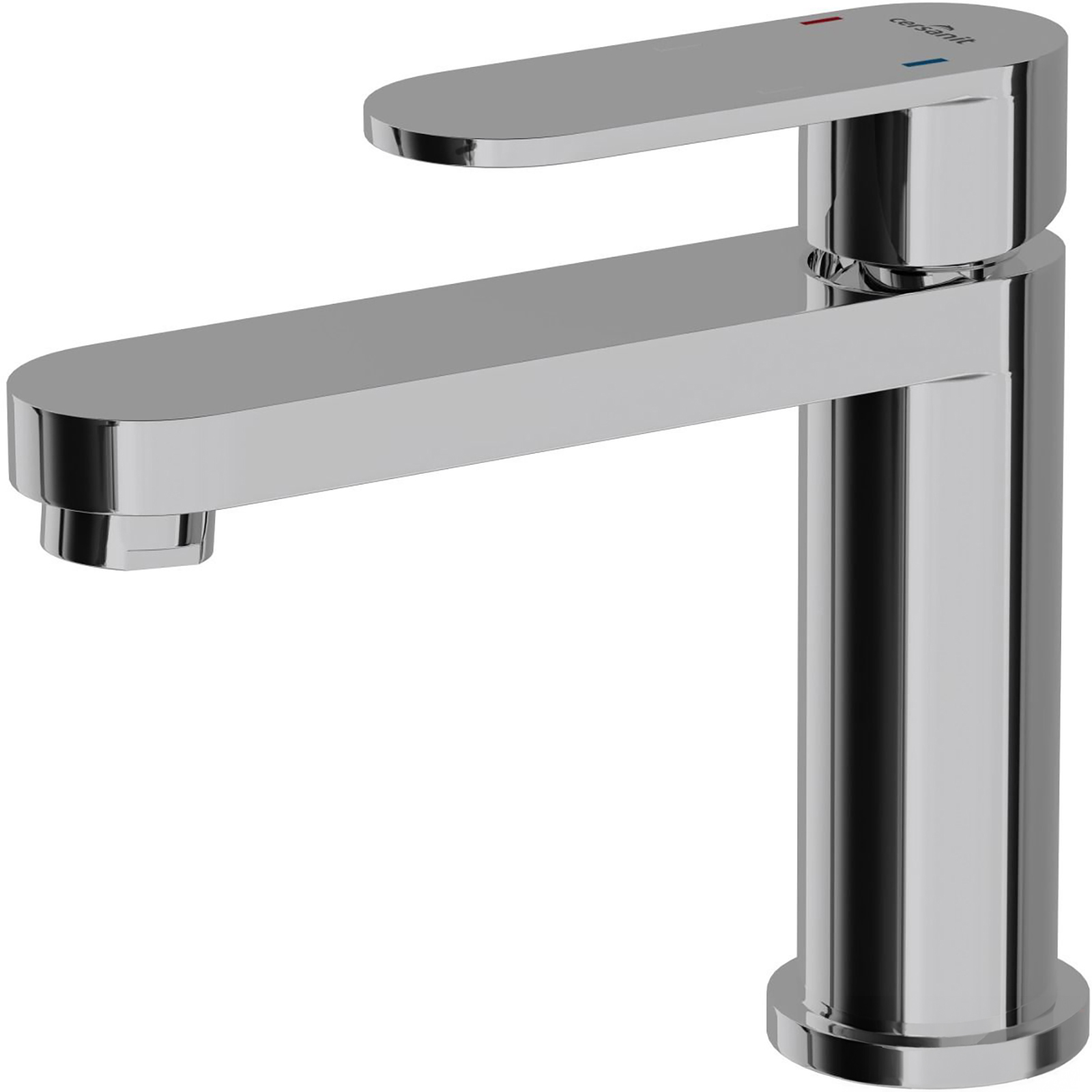CERSANIT Stand-Waschtischarmatur ELIO chrom mit Metallstopper S951-046