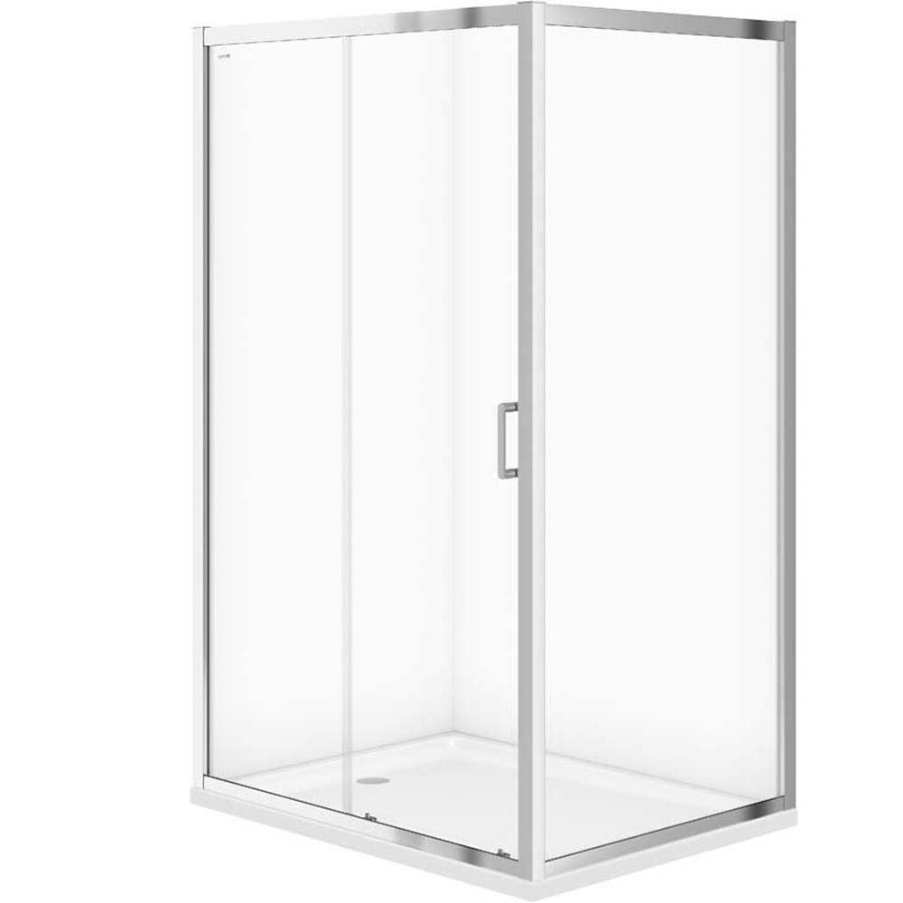 CERSANIT ARTECO rechteckige Duschkabine 120x90 mit Duschwanne TAKO 120x4 S601-356