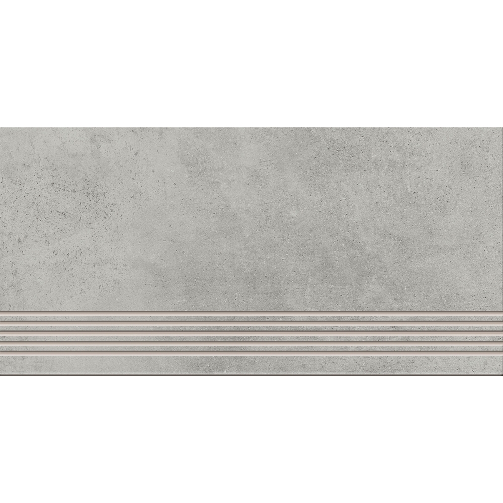 Glasiertes_feinsteinzeug_stopnica_ROAD_LINE_light_grey_29,8x59,8_gat._I Glasiertes feinsteinzeug stopnica ROAD LINE light grey 29,8x59,8 gat. I