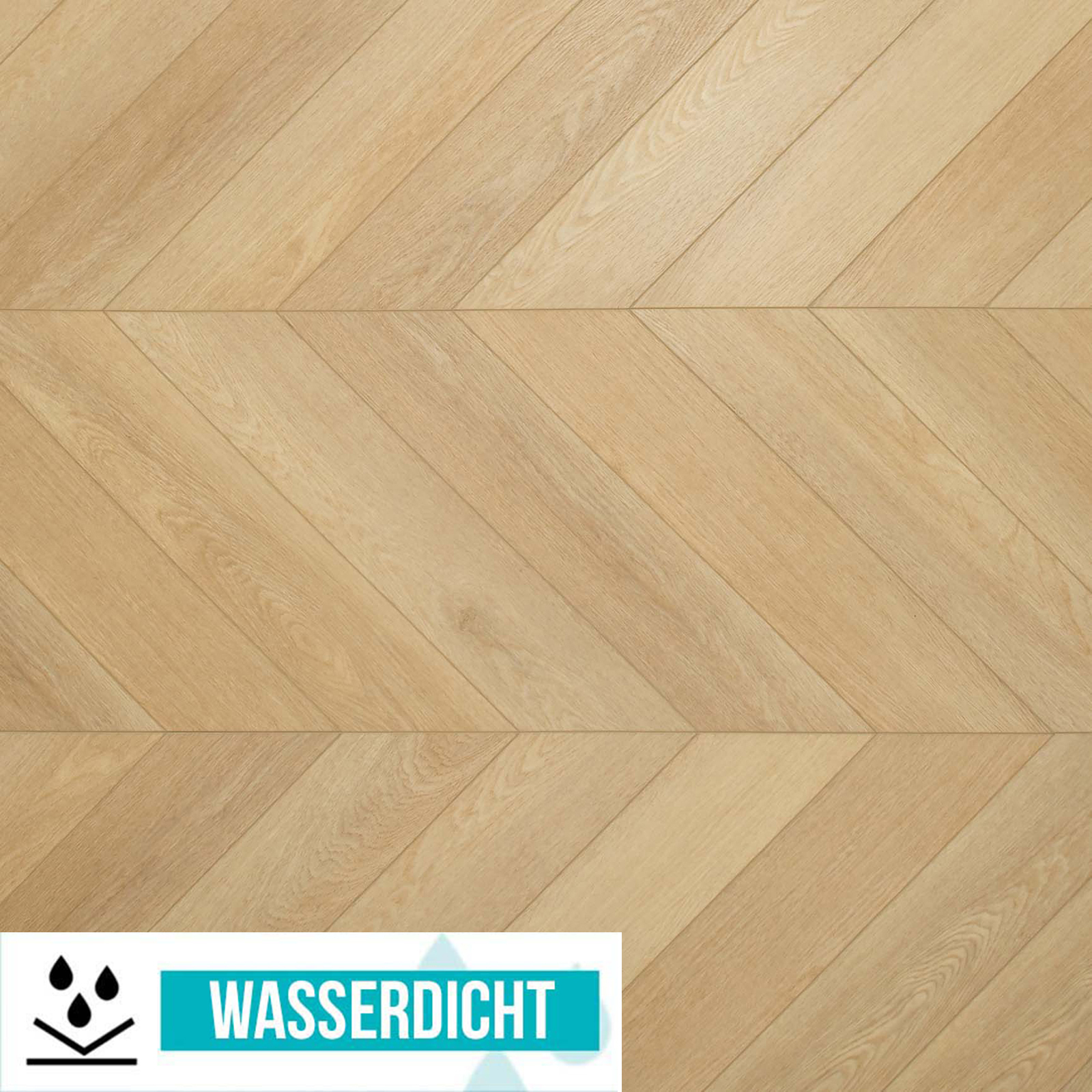 Vinylboden SPC BESTLAMINATE ADDURI A+B CHEVRON EICHE NATUR KL 23-33 5 mm
