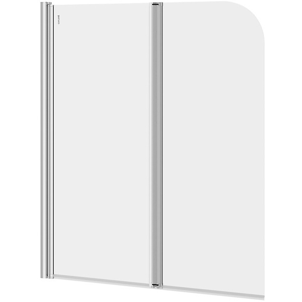 CERSANIT Badewannenabtrennung EASY NEW zweiflügelig 140x115 Chrom Klarglas S301-290