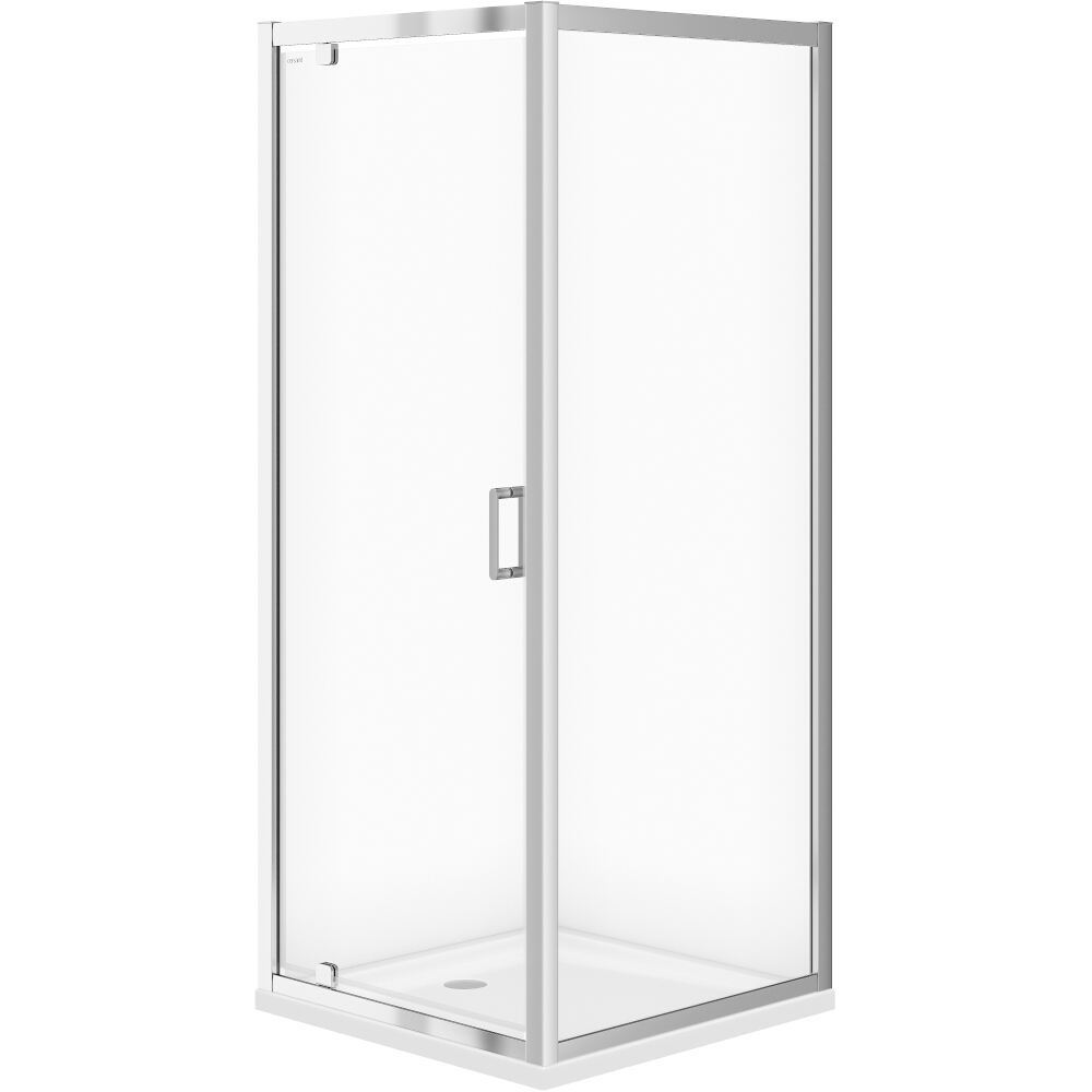 CERSANIT ARTECO 80x190 quadratische Duschkabine mit Duschwanne TAKO 80x4 S601-115