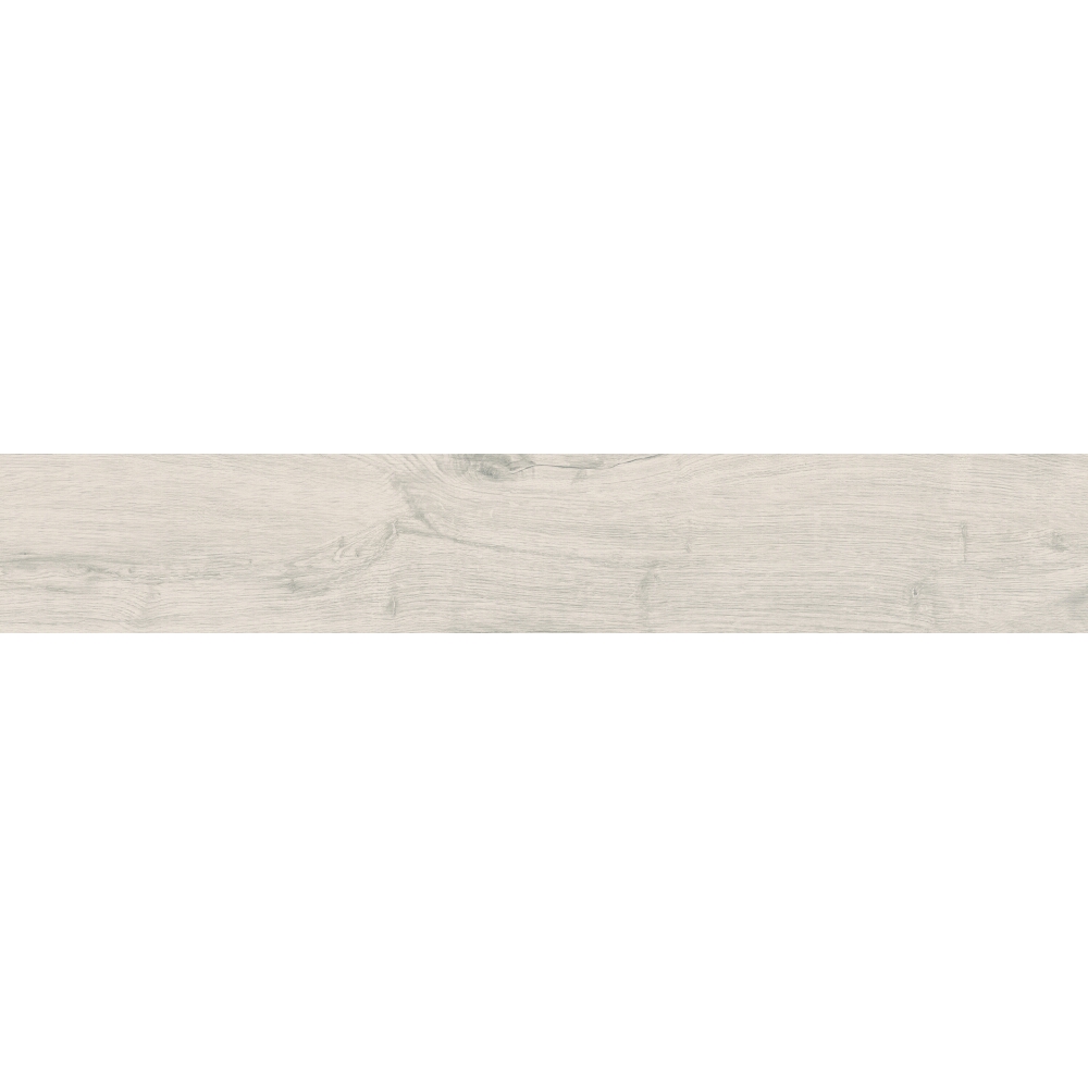BODENFLIESE BUCKWOOD WHITE MAT 19,8X119,8