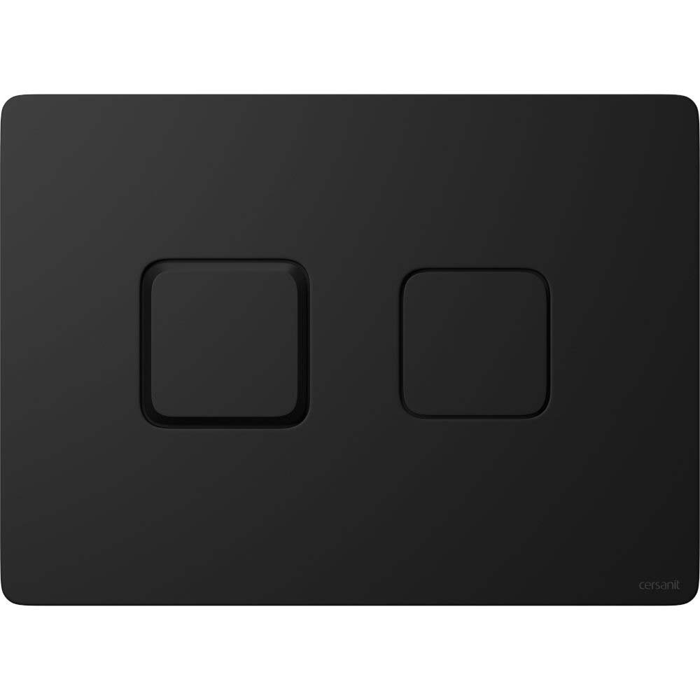 CERSANIT Drucklufttaster ACCENTO SQUARE schwarz matt K97-426