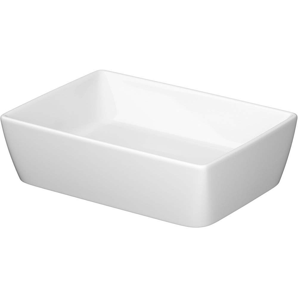 CERSANIT CITY 50 rechteckiges Aufsatzwaschbecken mit Keramikstopper K35-048-ECO