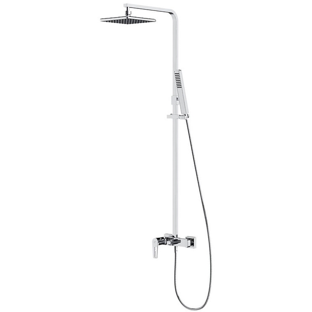 CERSANIT MILLE Duschsäule mit Standardarmatur Chrom S951-339