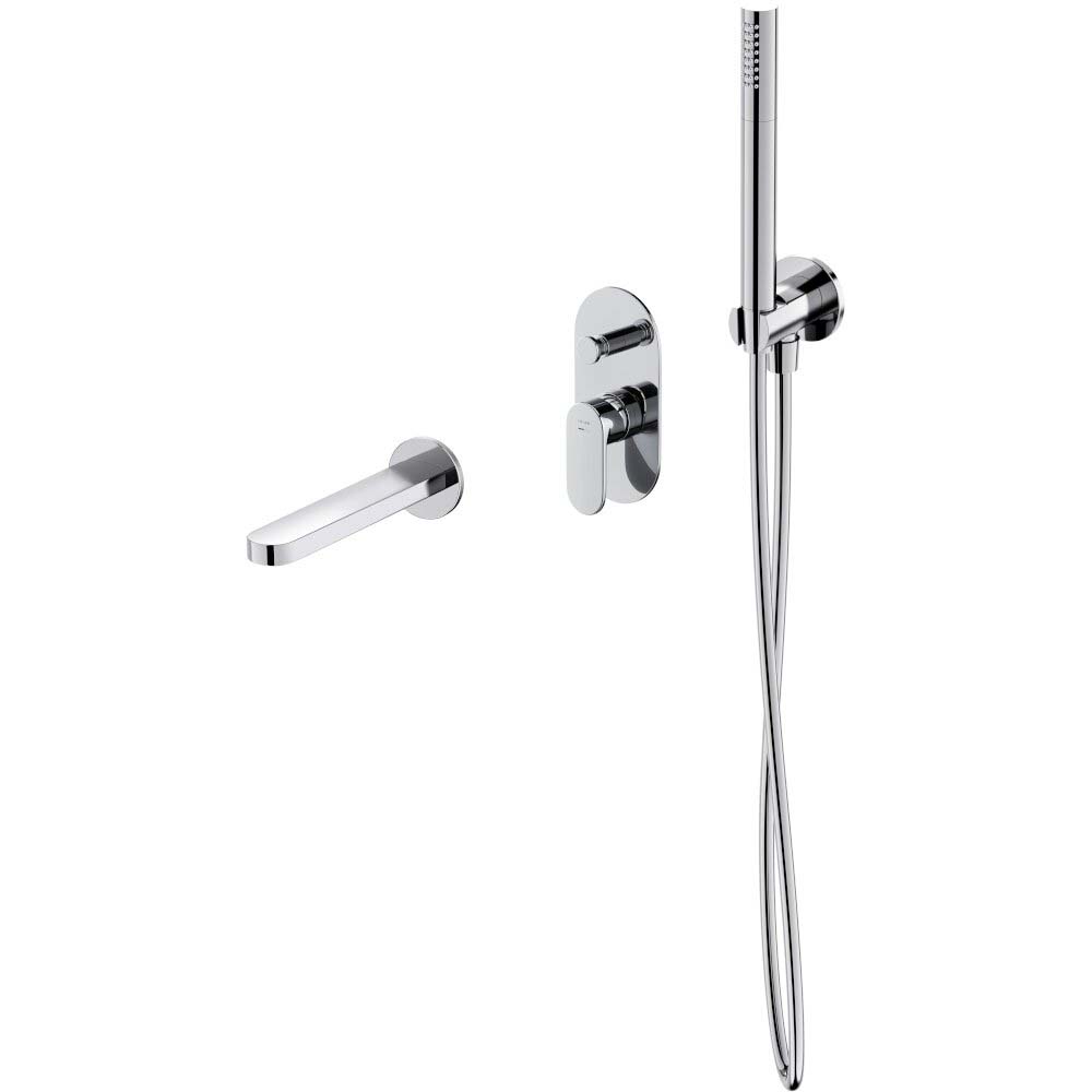 CERSANIT Unterputz-Badewannengarnitur CREA chrom S952-035