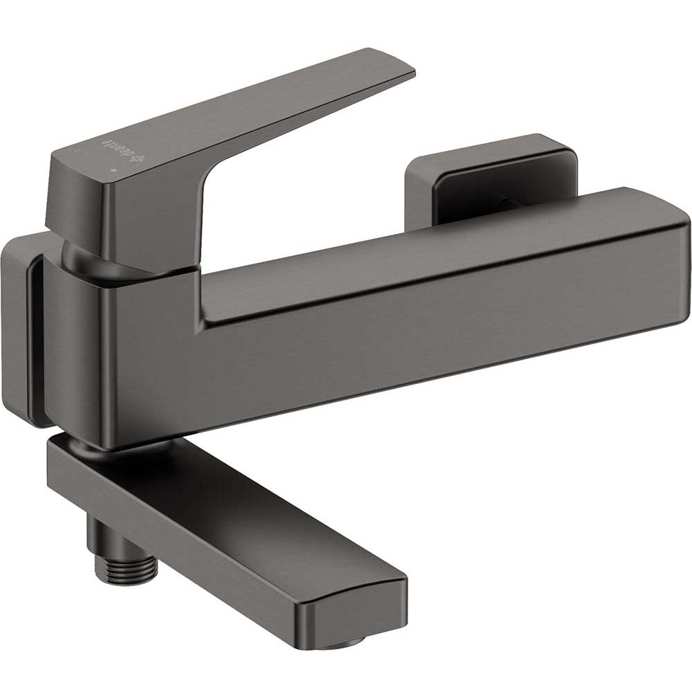 DEANTE BLUR wandmontierter Badewannenwasserhahn mit klappbarem Titanausguss BQL_D12M