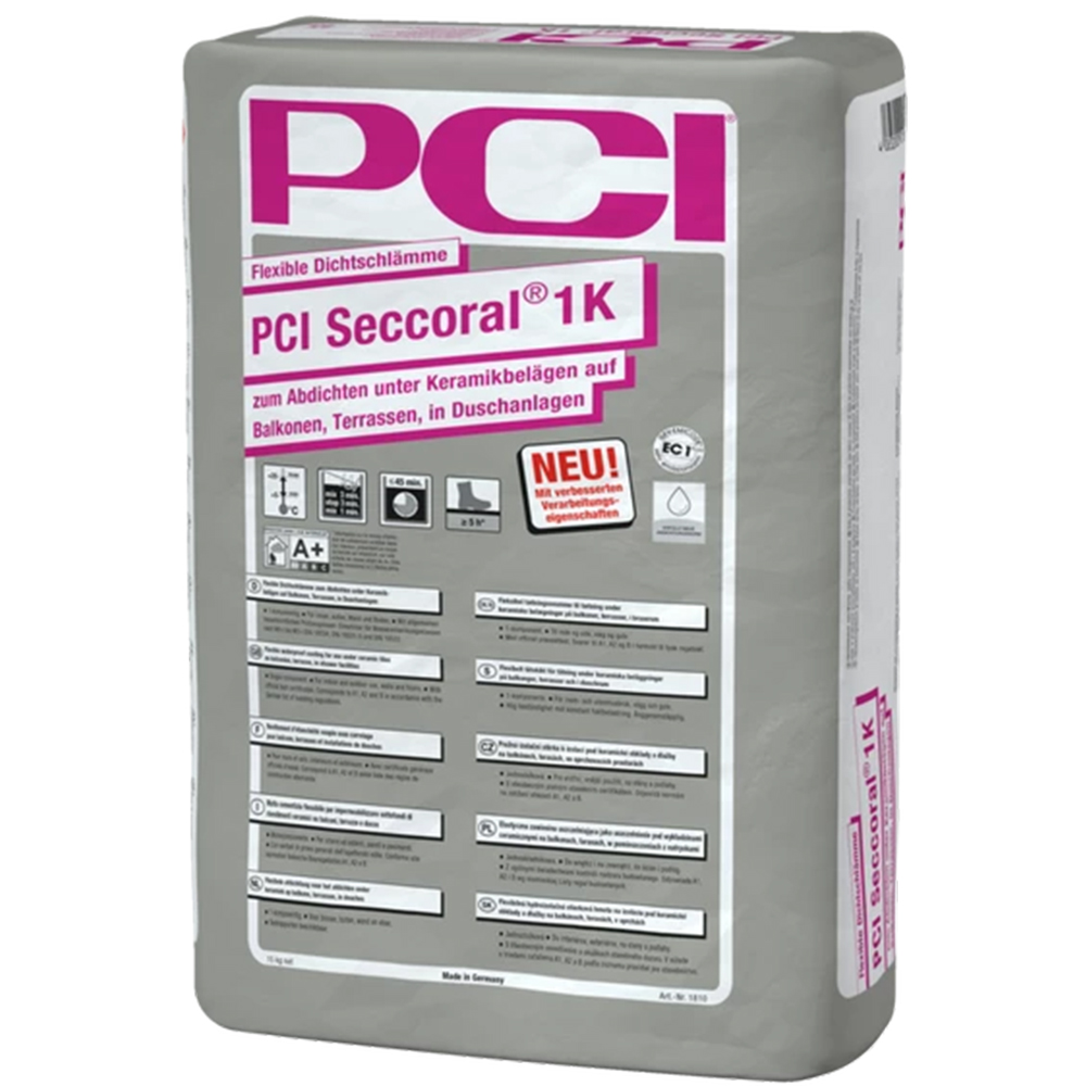 Flexible Dichtschlämme PCI Seccoral 1K 15 kg Flexible Dichtschlämme PCI Seccoral 1K 15 kg