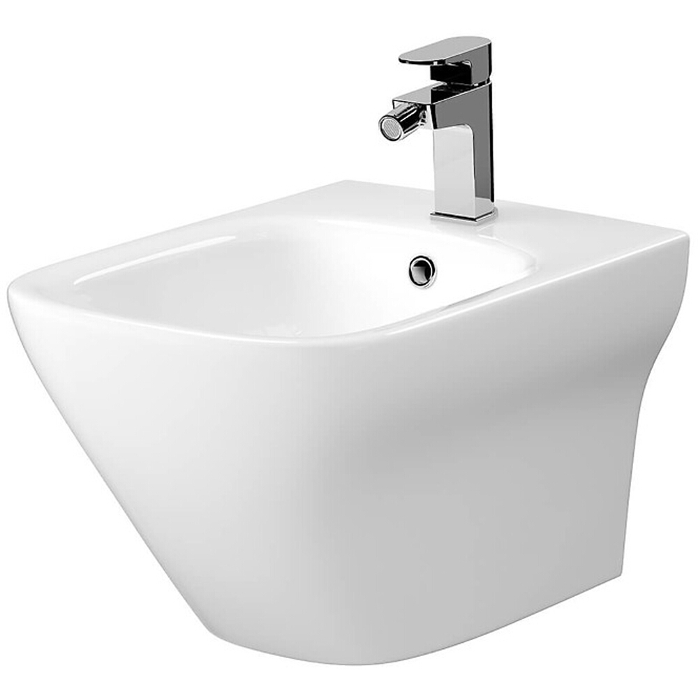 CERSANIT Wandbidet LARGA SQUARE BOX mit verdeckter Halterung K120-012