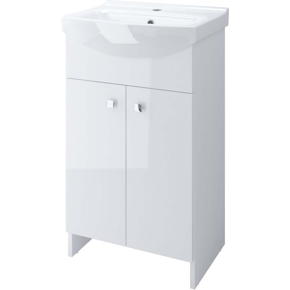 CERSANIT Unterschrank mit Waschtischgarnitur SATI CERSANIA 50 weiß DSM S567-002-DSM