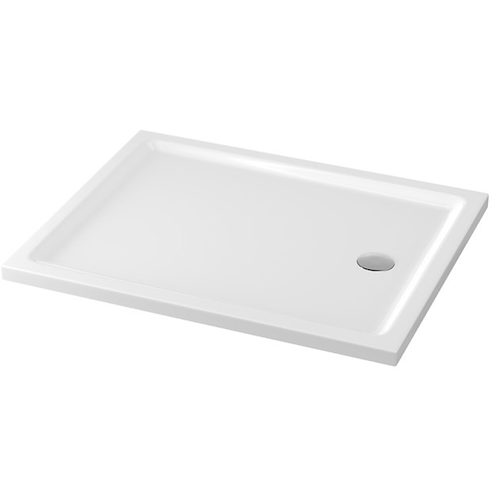 CERSANIT Rechteckige Duschwanne TAKO 100x80x4 weiß S204-019