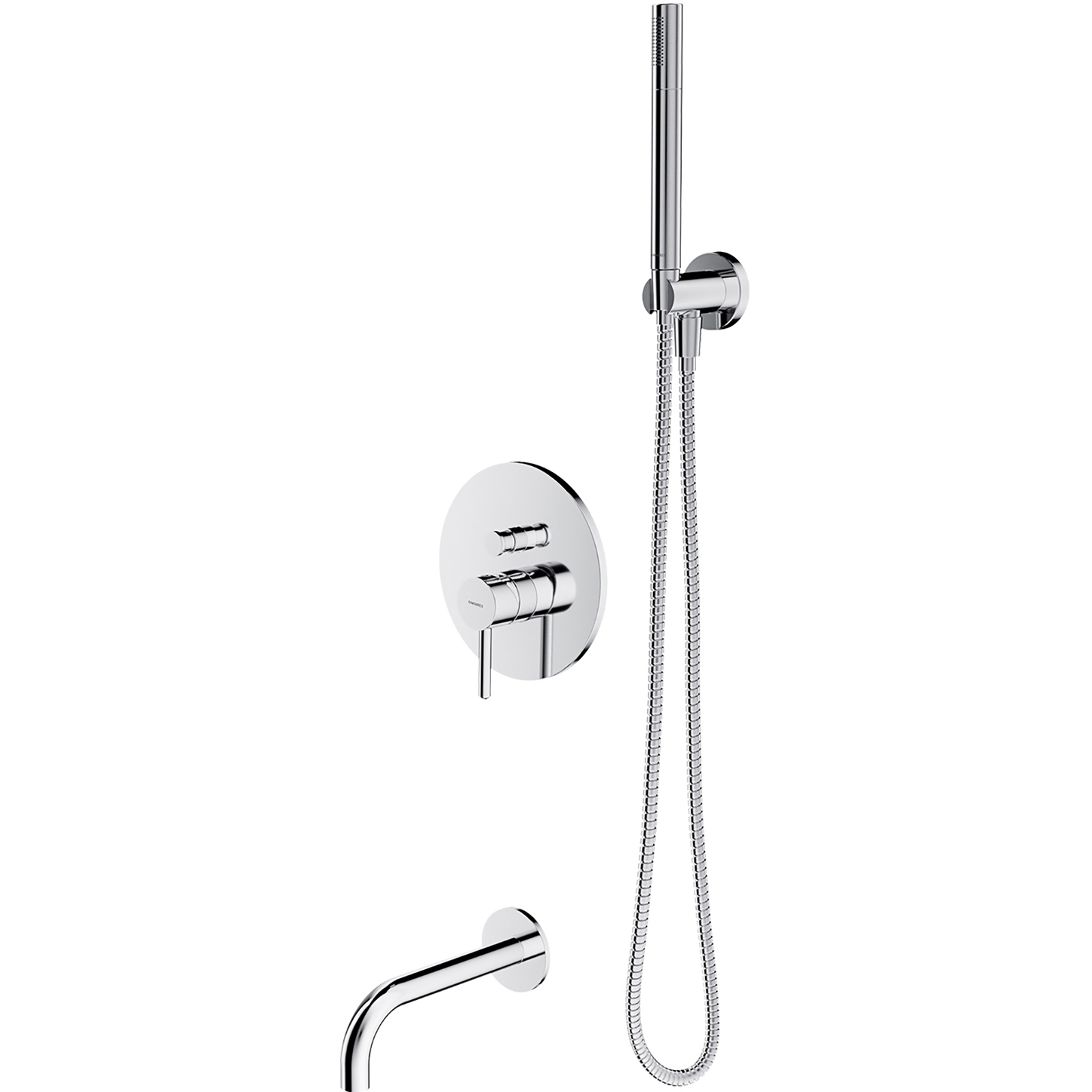 OMNIRES Badewannensystem Y eingebautes Chromglanz SYSYW01CR