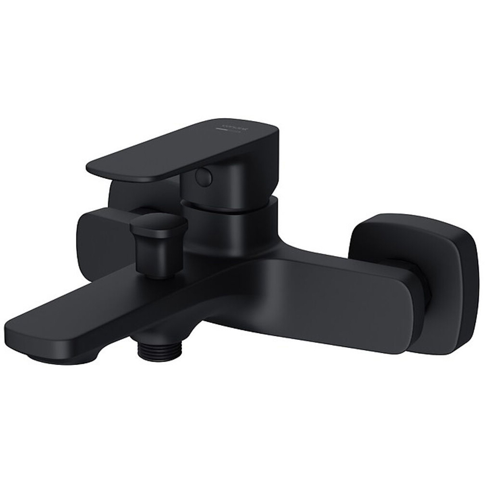 CERSANIT Wand-Wannen- und Duscharmatur LARGA schwarz S951-376