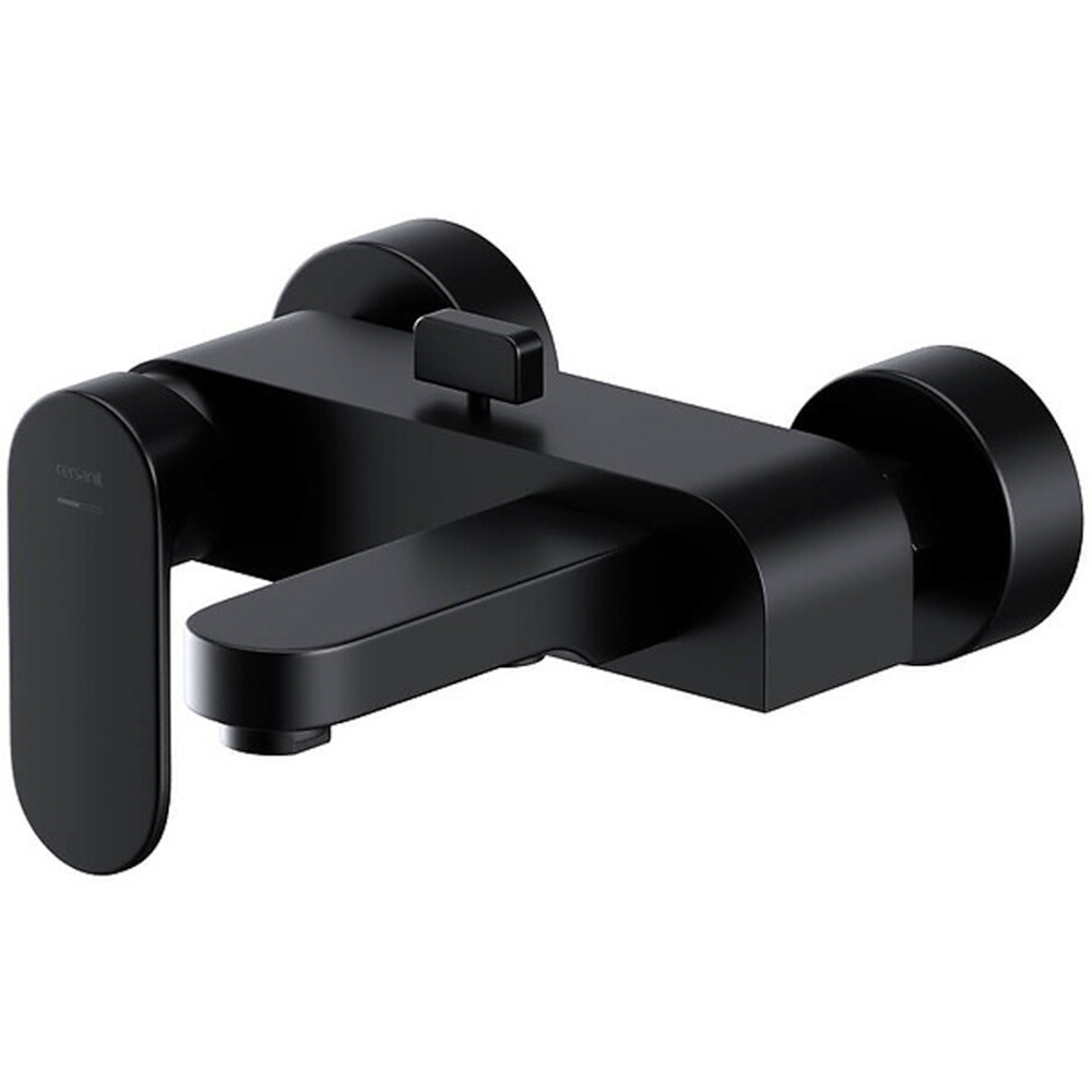 CERSANIT Wand-Wannen- und Duscharmatur CREA schwarz S951-307