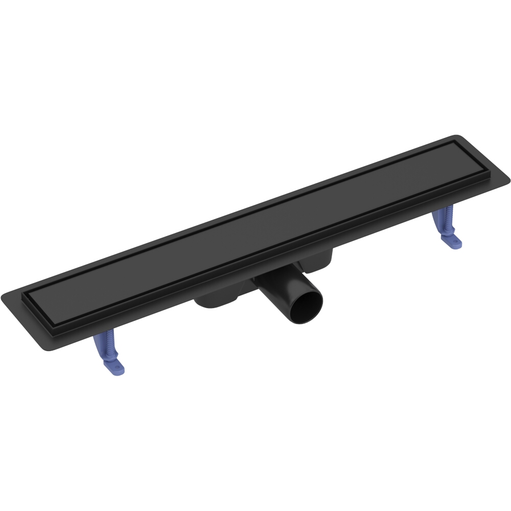 CERSANIT Linearer Ablauf mit doppelseitigem Rost TAKO 60 schwarz S907-017