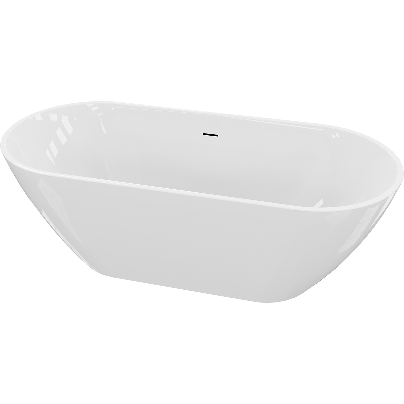 LAVITA Freistehende Badewanne IRUN 160 cm weiß LAVITA Freistehende Badewanne IRUN 160 cm weiß