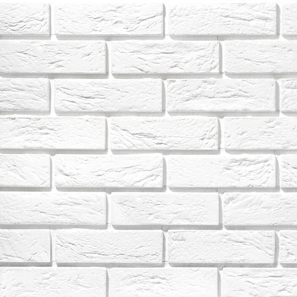Backsteinfliese für den Innenbereich PARMA 1 weiß STEGU