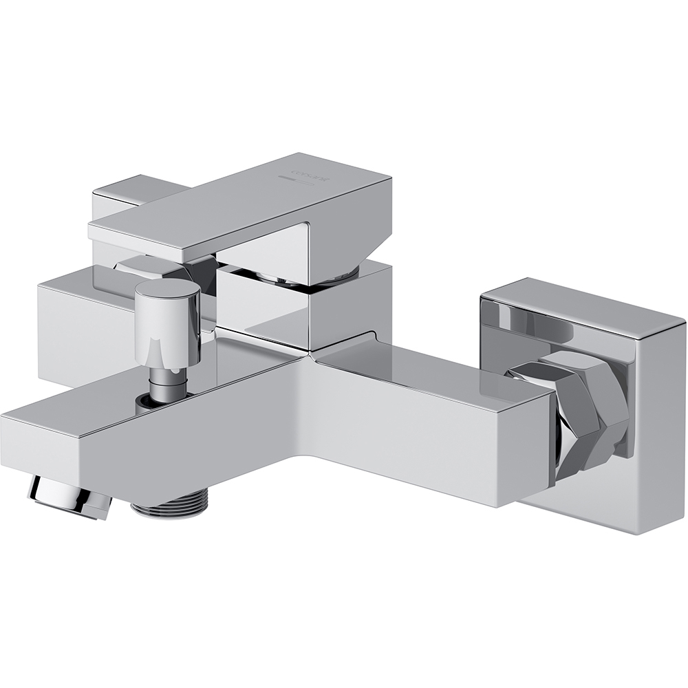 CERSANIT Wandmontierte Wannen- und Brausearmatur SELECTA chrom S951-750