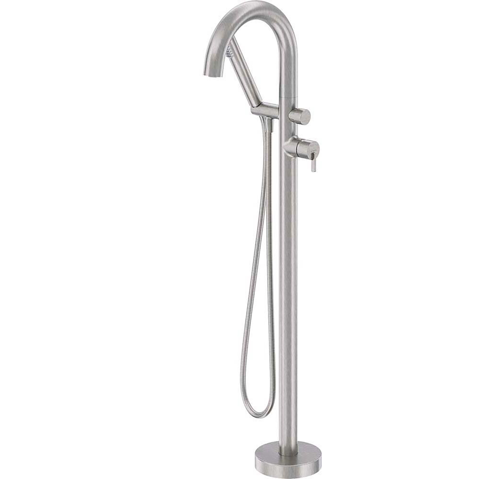 DEANTE SILIA freistehender Badewannenwasserhahn mit Duschset aus Chrom BQS_F17N DEANTE SILIA freistehender Badewannenwasserhahn mit Duschset aus Chrom BQS_F17N