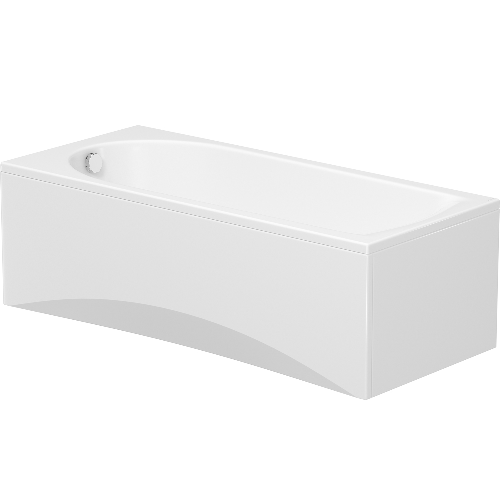 CERSANIT Rechteckige Badewanne IVA 180x80 weiß S301-379