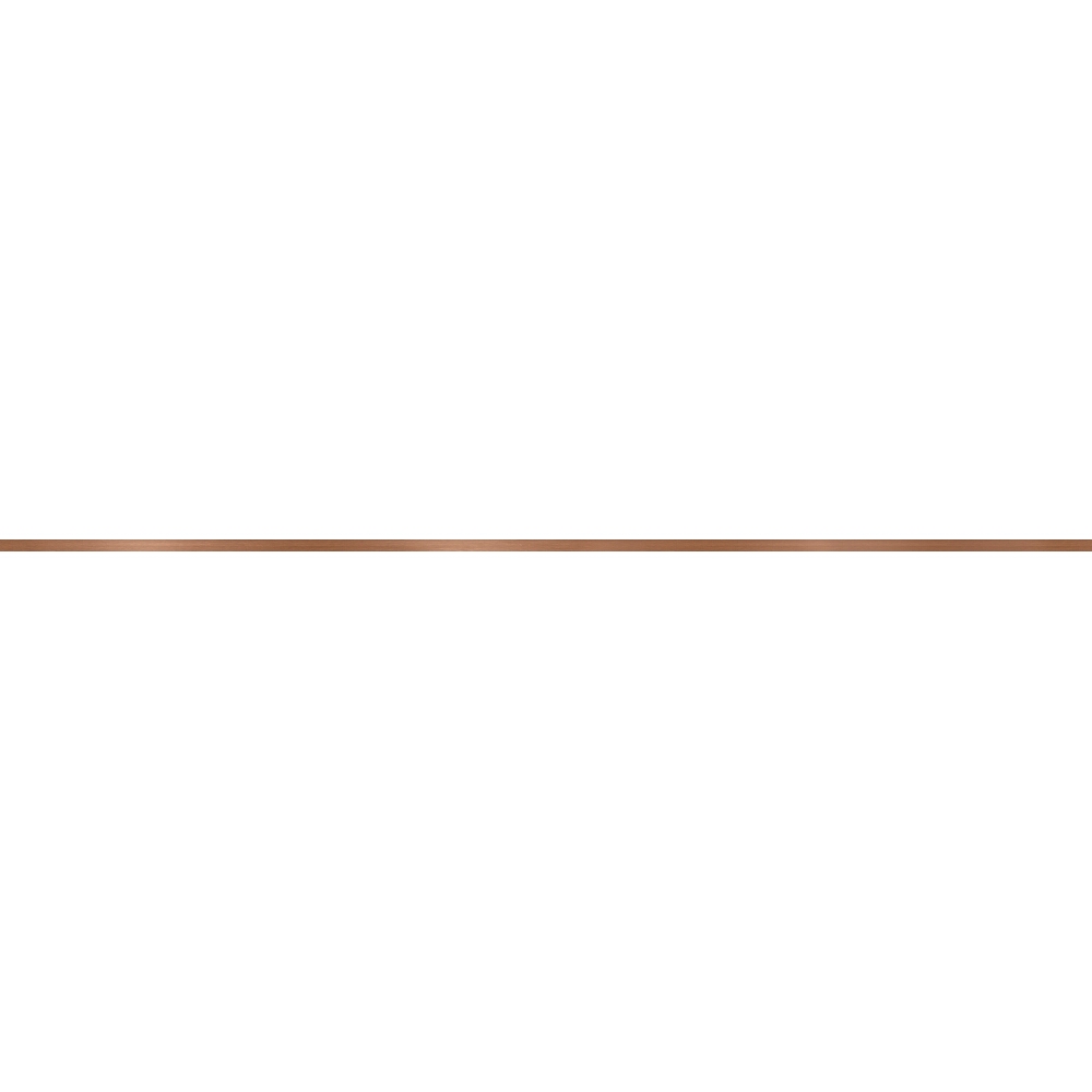 WANDFLIESE LEISTEN UNIVERSAL METAL COPPER MAT 1X89