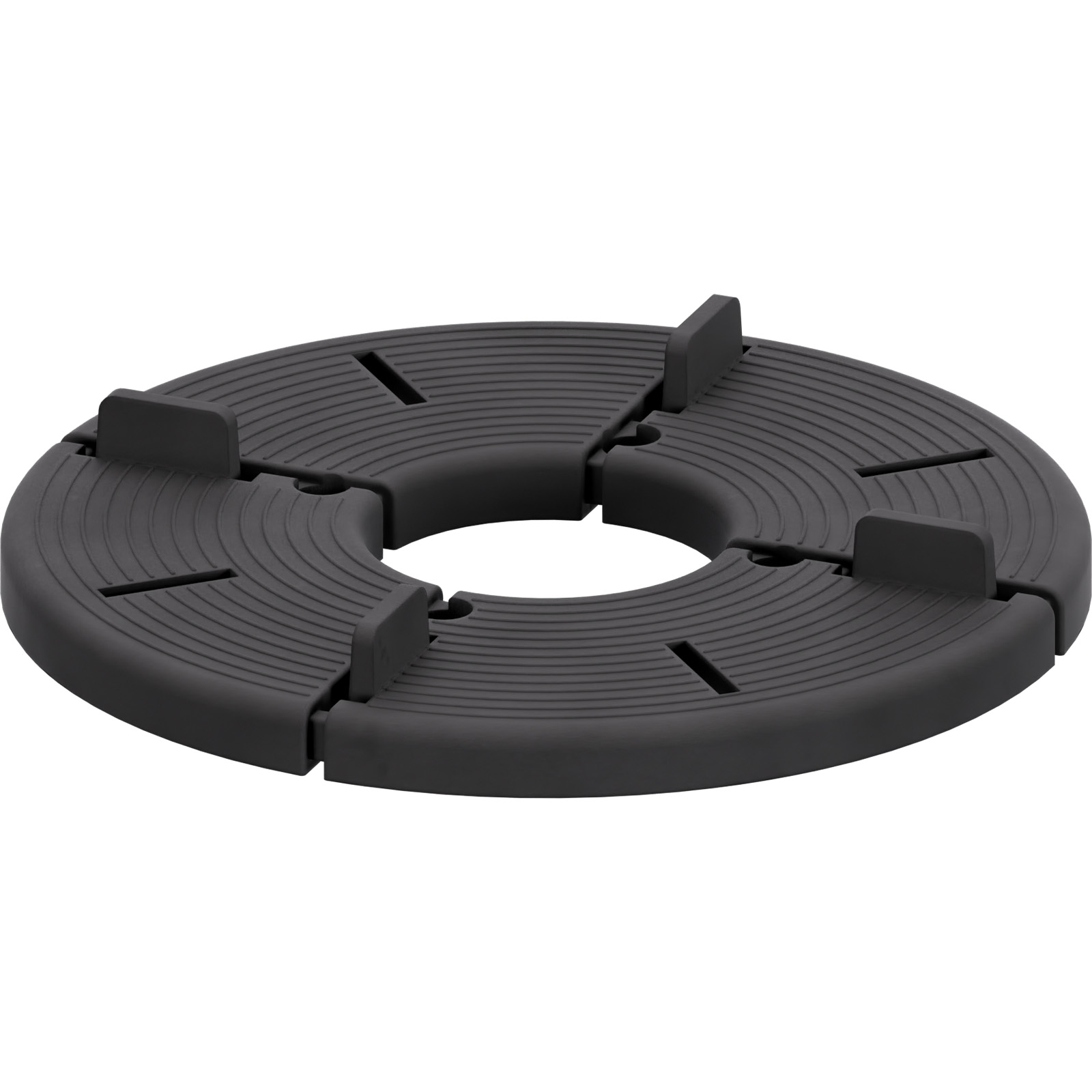 Terrassen Gummiplattenlager 8 mm mit fester Höhe mit Fugenkreuze 3mm