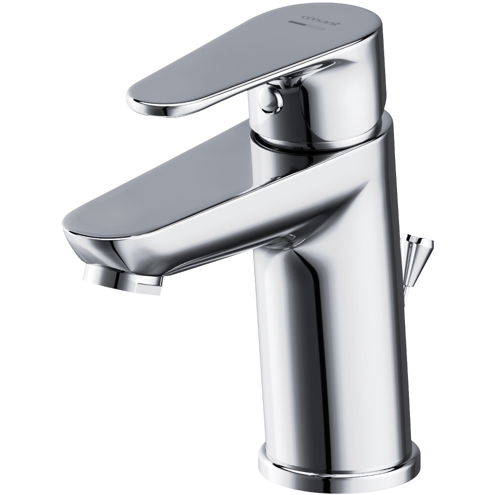 CERSANIT Bodenstehender Waschtischmischer CERSANIA Chrom-Kunststoff-Stopper S951-232