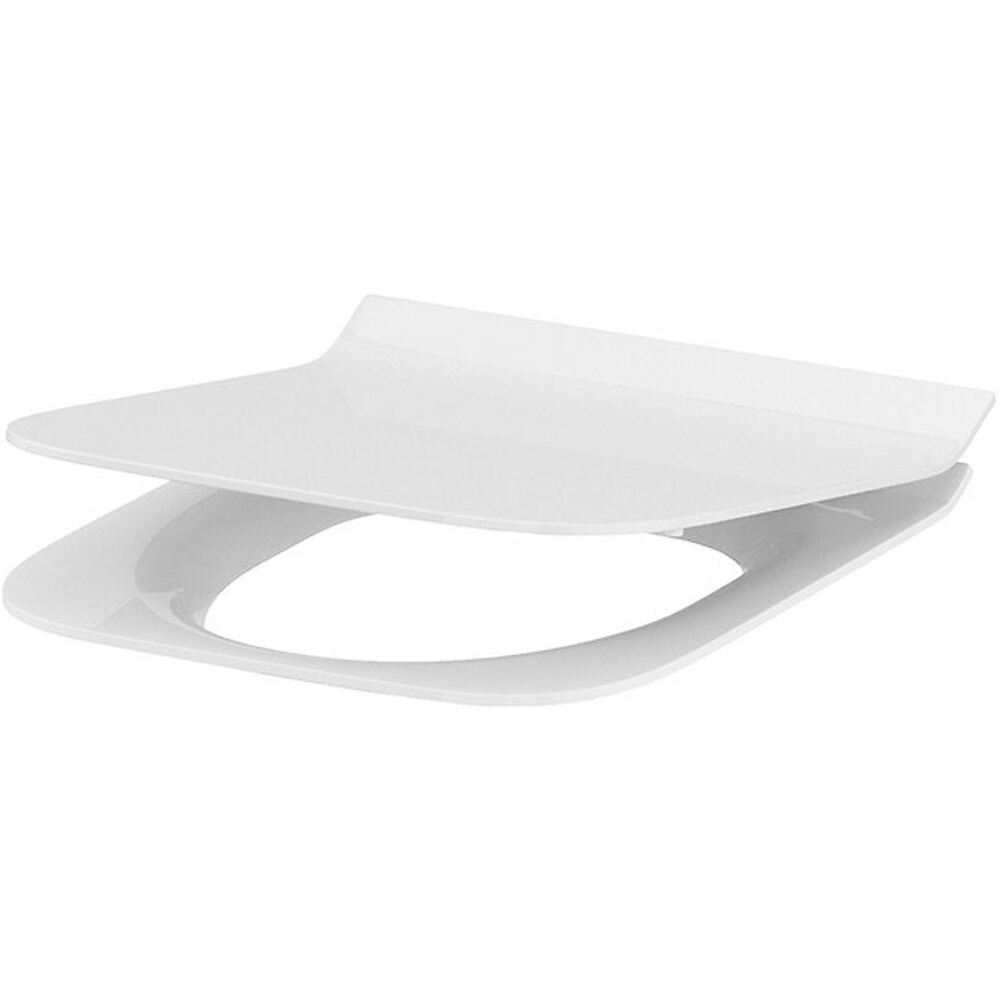 CERSANIT CREA SLIM rechteckiger Duroplast-WC-Sitz mit Soft-Verschluss K98-0178