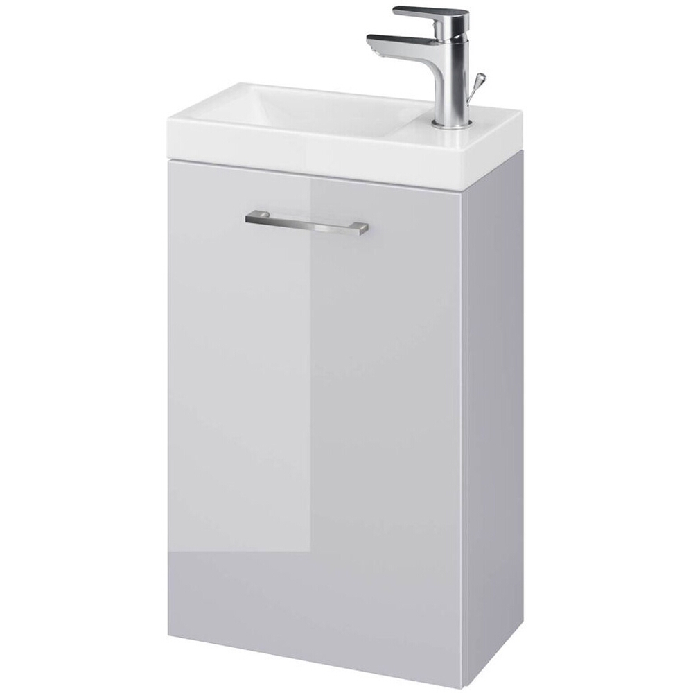 CERSANIT Unterschrank mit Waschbecken LARA COMO 40 grau S801-189