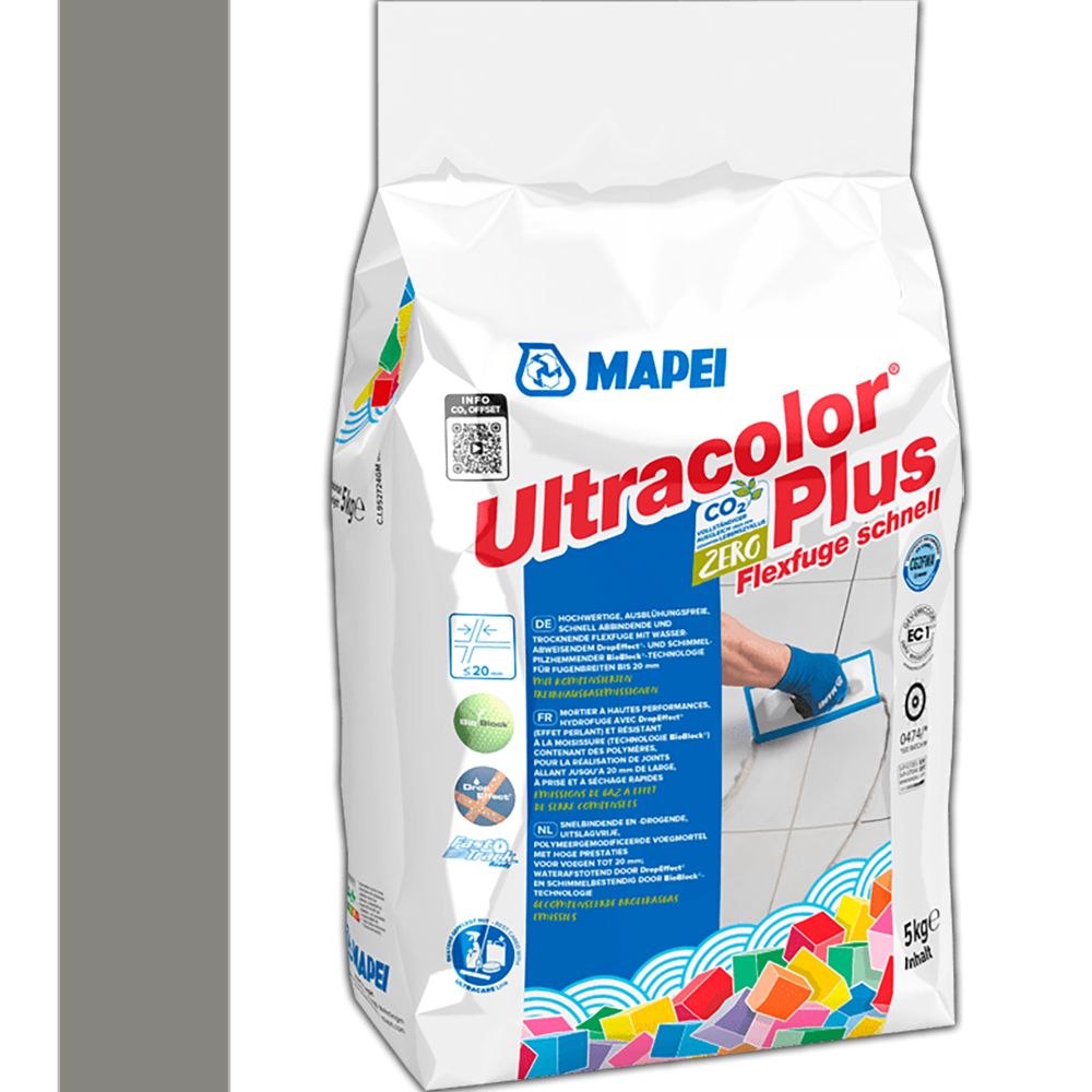 Fugenmörtel MAPEI ULTRACOLOR PLUS 113 ZEMENTGRAU 5 KG