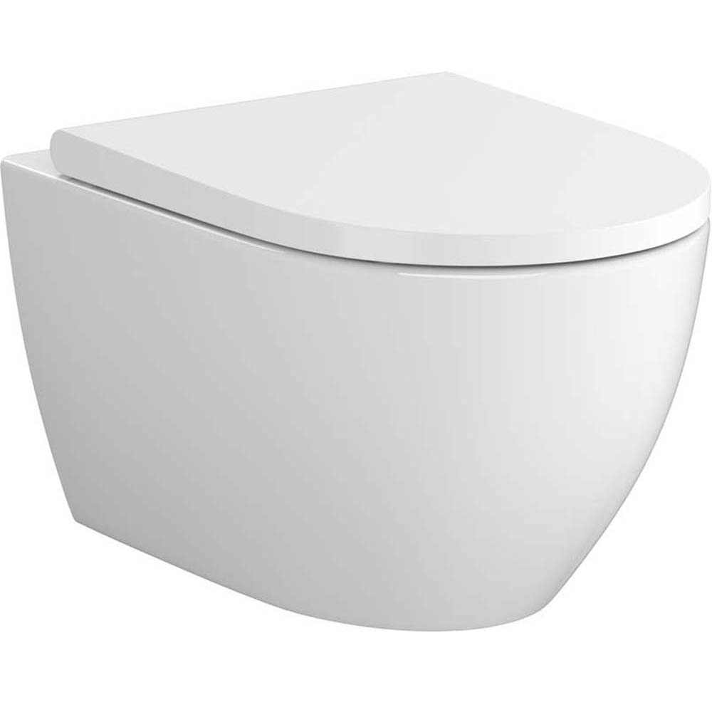 CERSANIT ZEN PRO ovale Wandschale mit LARGA Slim S701-719 Platte