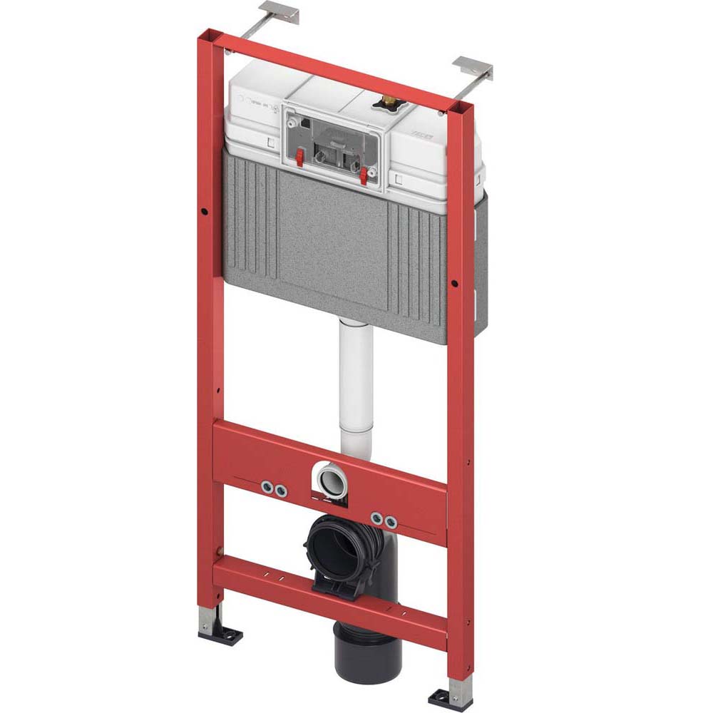 TECE BASE WC-Vorwandelement mechanischer mit flushmontierter Zisterne TECE BASE WC-Vorwandelement mechanischer mit flushmontierter Zisterne