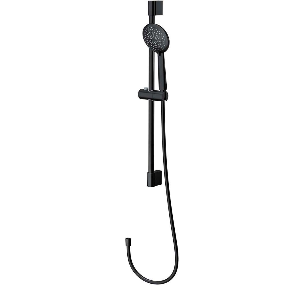 CERSANIT ZEN Duschgarnitur mit Stange schwarz S951-857