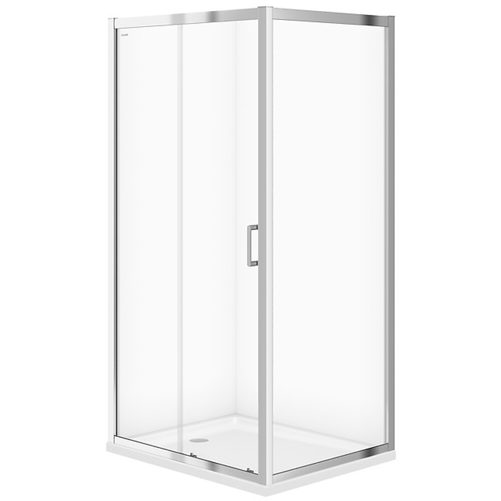 CERSANIT ARTECO Duschkabine 100x80x190 transparentes Glas S157-011