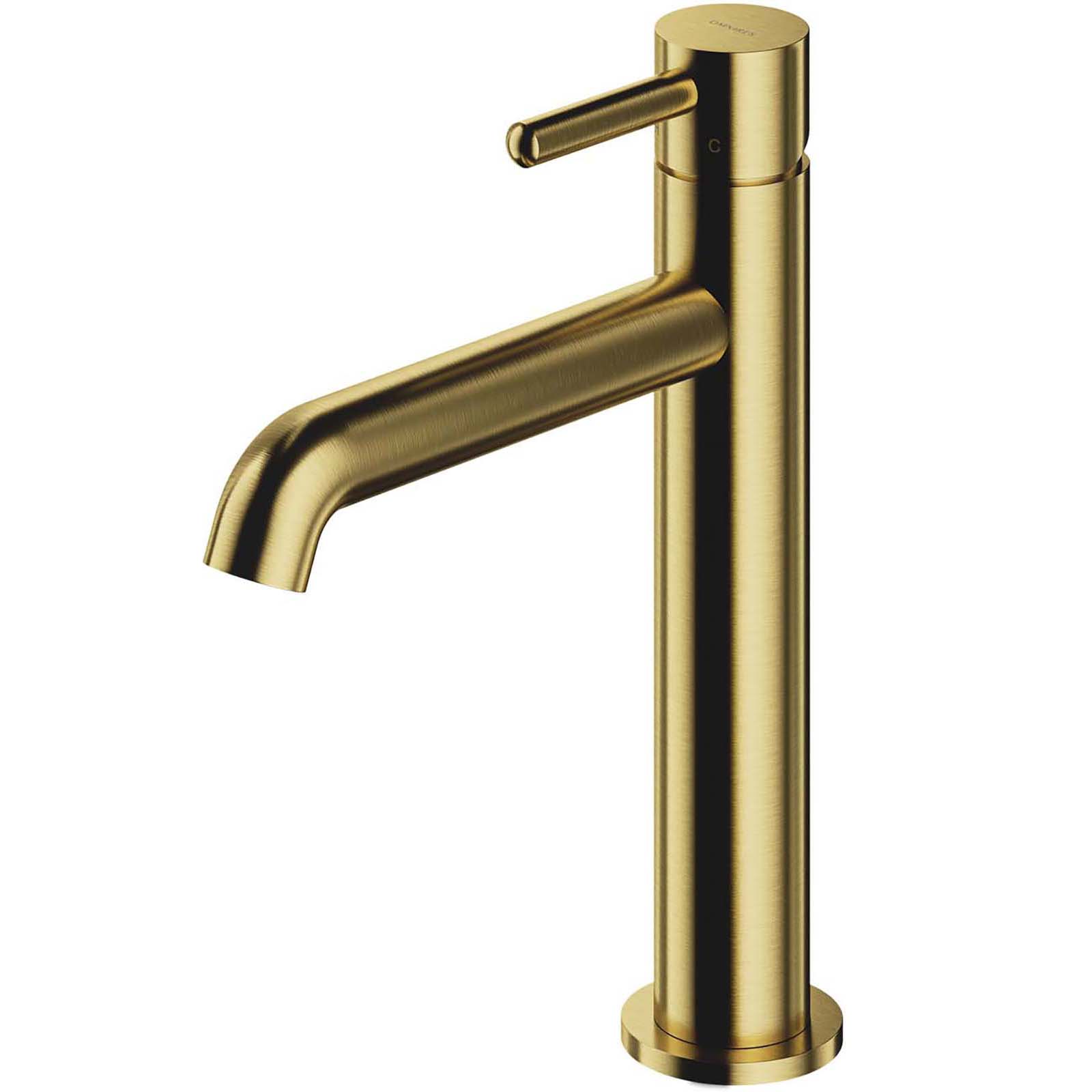 OMNIRES Waschbeckenhahn Y, 23 cm (25 mm Kopf) gebürsteter Messing-Y1212CBSB