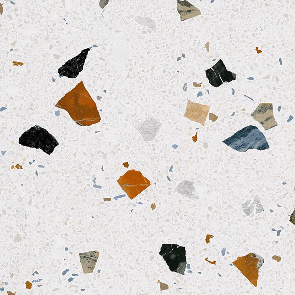 BODENFLIESE TERRAZZOOPTIK STRACCIATELLA-R NACAR 80X80 ARCANA CERAMICA