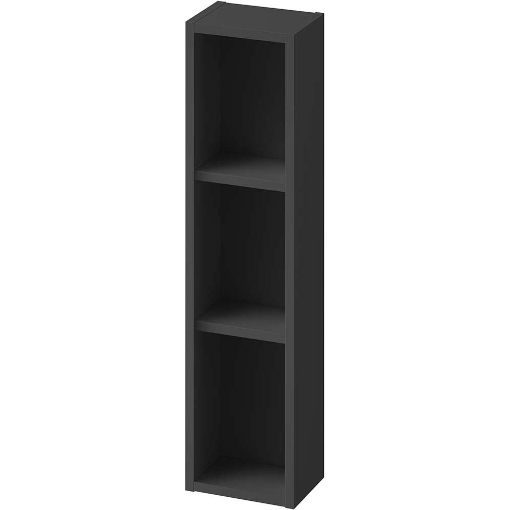 CERSANIT Offener Oberschrank LARGA 20 montiert anthrazit S164-042