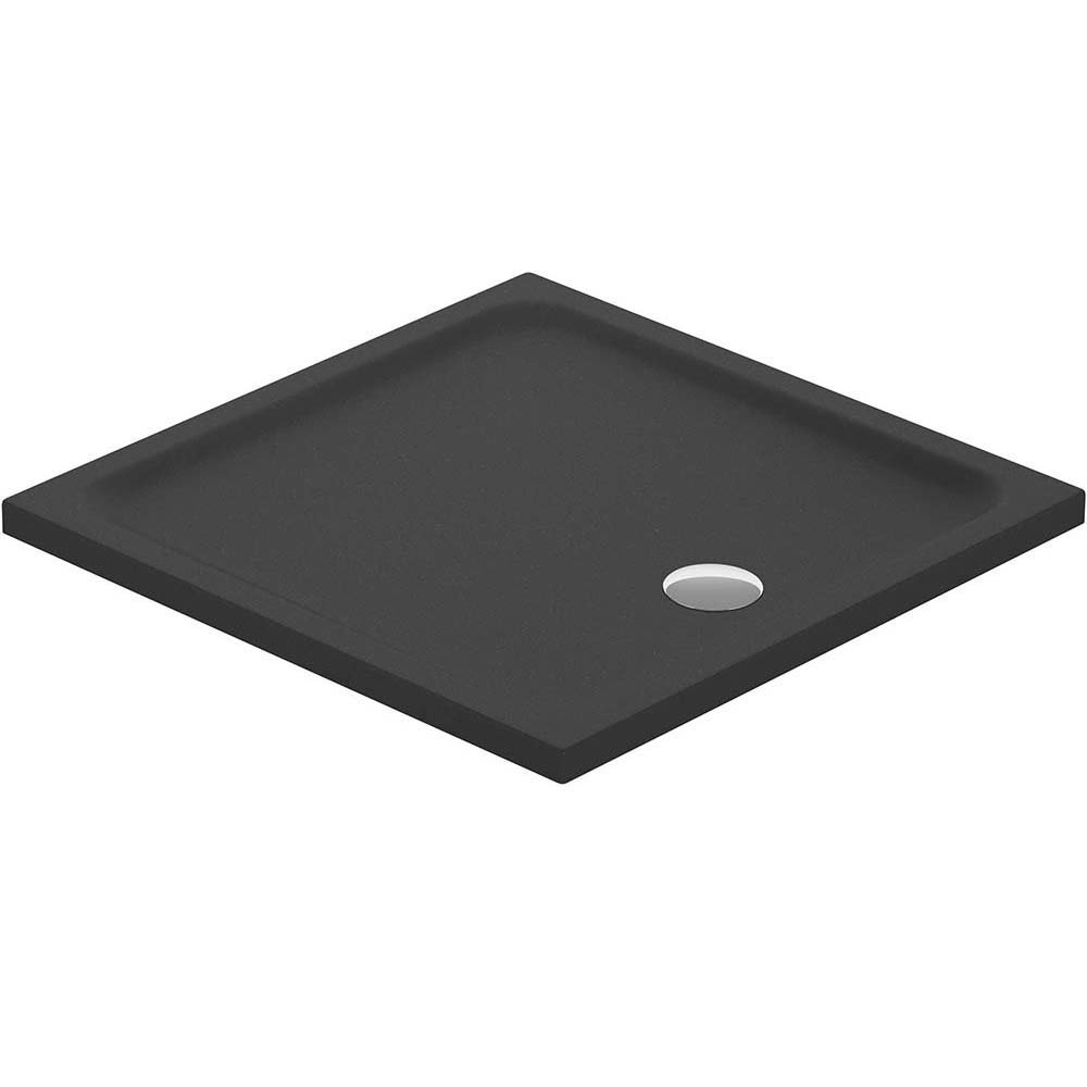 CERSANIT Duschwanne Square TAKO 90x4 schwarz matt S204-030