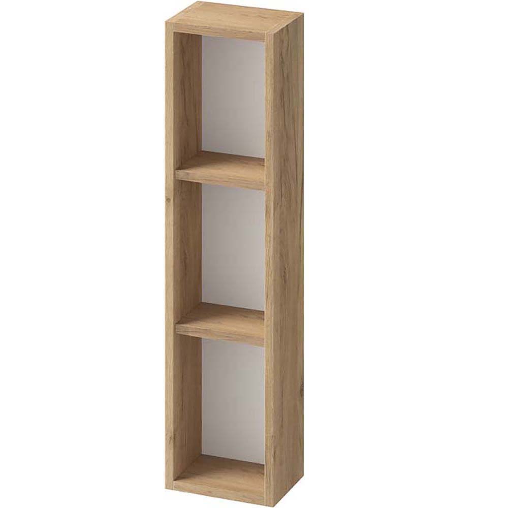 CERSANIT Wandhängender Badezimmerschrank MALTA offene Eiche DSM S1014-003