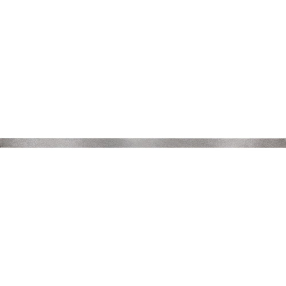 WANDFLIESE LEISTEN CONCRETE STYLE METAL SILVER GLOSSY GLOSSY 2X60