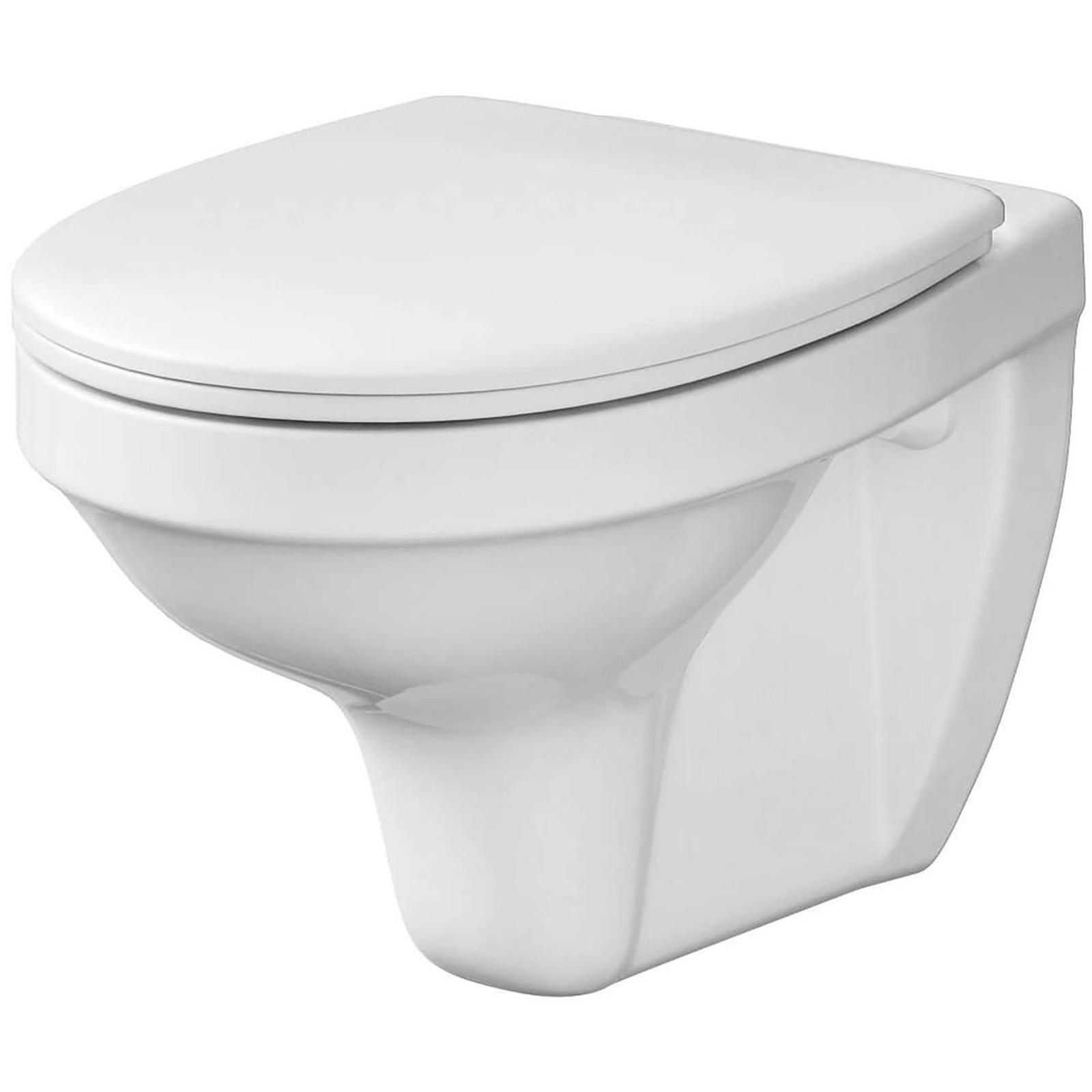 CERSANIT Wandhängende WC-Schüssel SET DELFI Duroplast Sitz wo K97-199