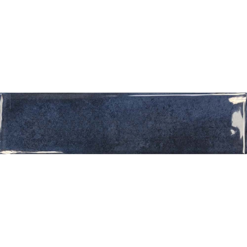 WANDFLIESE ANTIC AZURE GLÄNZEND 7,5X30 KARO METRO