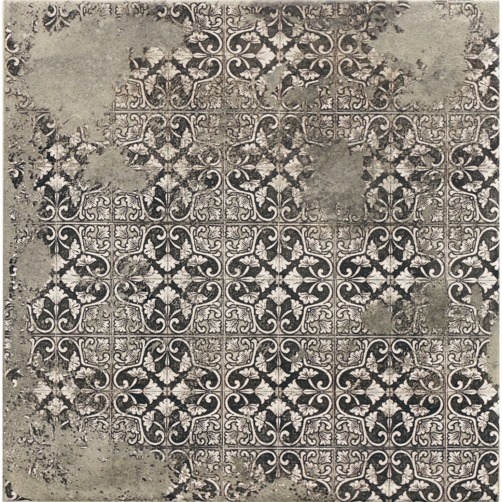 BODENFLIESE REALONDA ANTIGUA DECO GRAPHITE 33X33