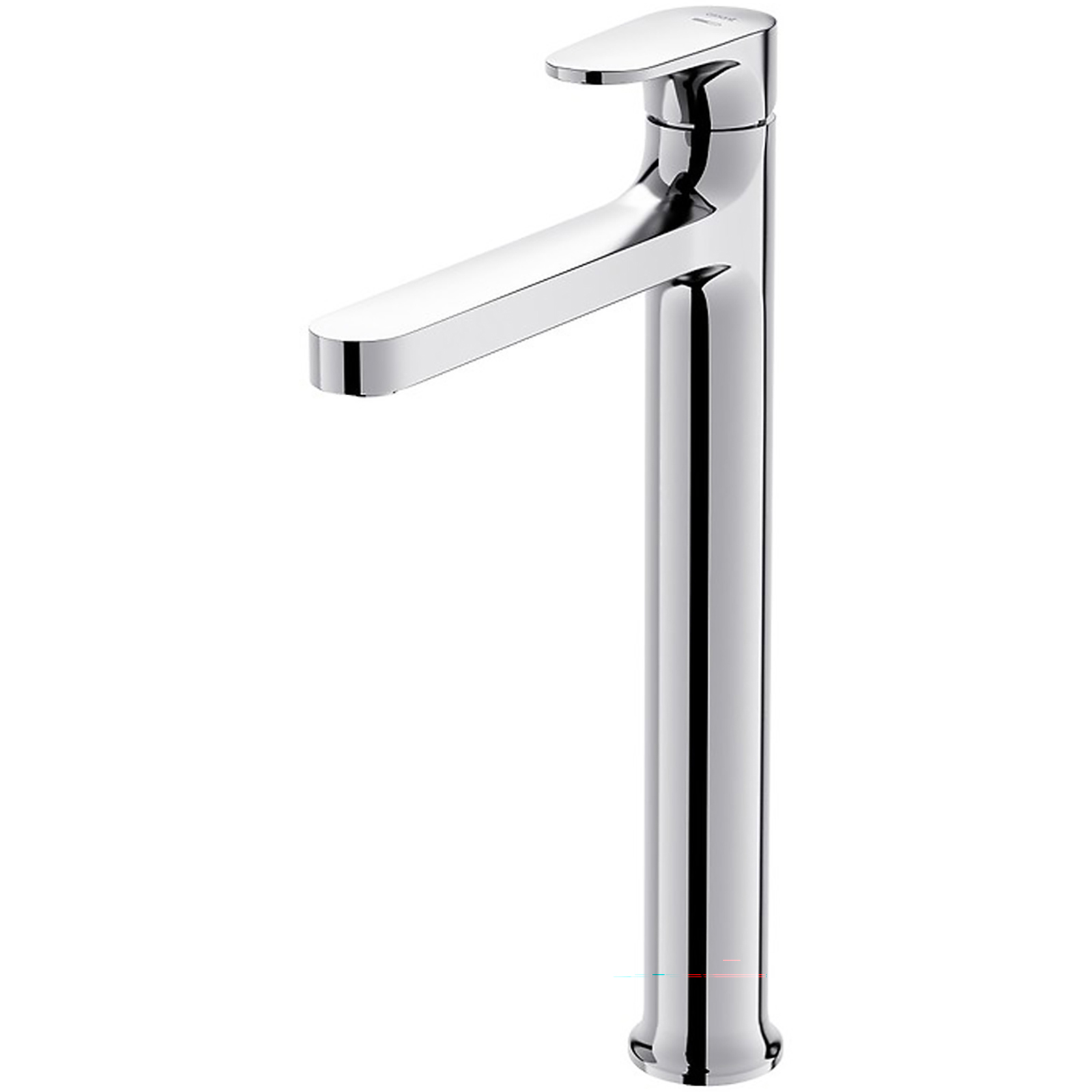 CERSANIT Stand-Waschtischarmatur INVERTO hohe Griffe 2 in 1 chrom + schwarz S951-301