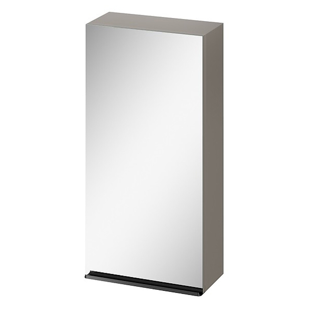 CERSANIT Spiegelschrank VIRGO 40 mit Griff schwarz S522-012