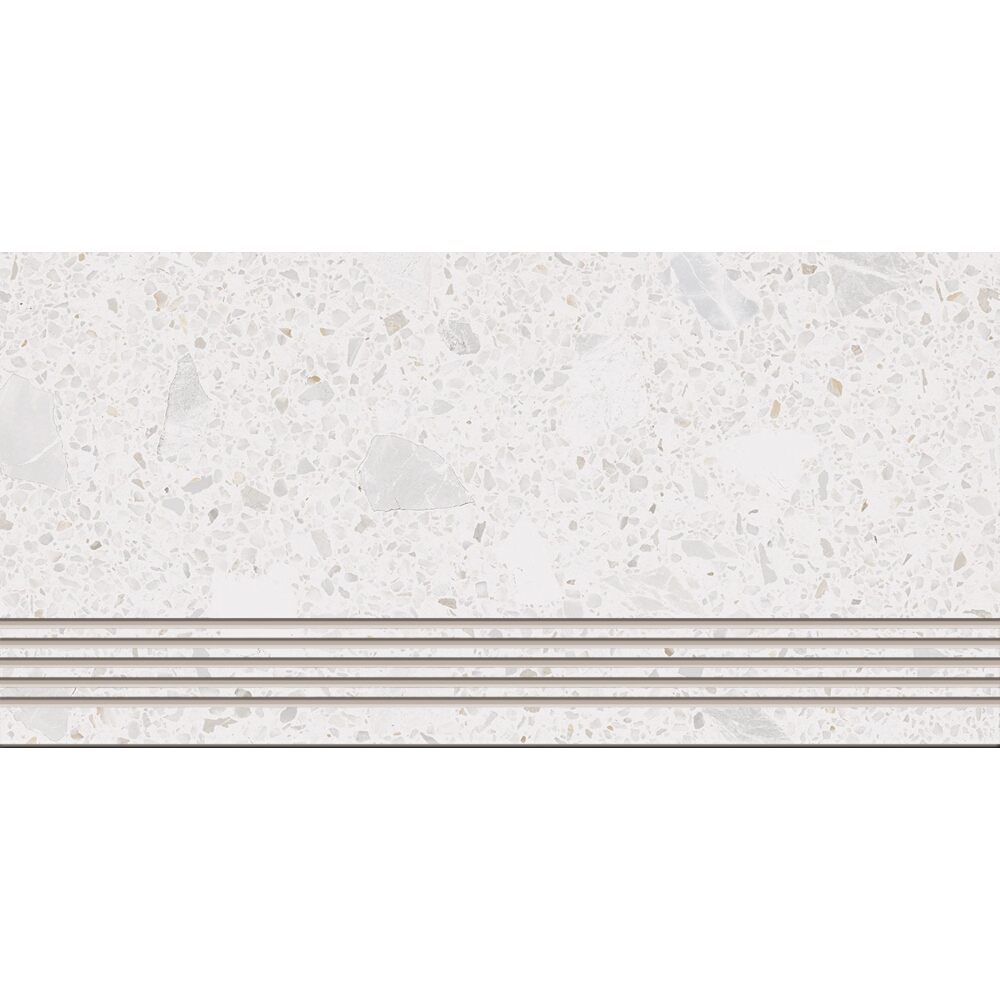 BODENFLIESE STUFENFLIESE TERRAZZOOPTIK MISCELA NACAR 30X60 CER-ART