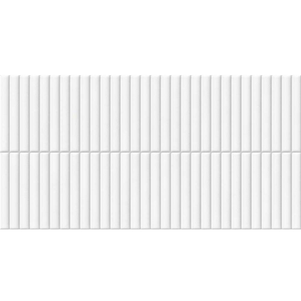 WANDFLIESE DECO ANGELO WEIß GLÄNZEND 32X62,5 MARQUIZ
